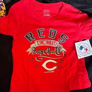 Cincinnati Reds Kids Short Sleeve T-Shirt - Red